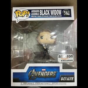 Funko Pop- Avengers Assemble: Black Widow- Amazon Exclusive- Marvel